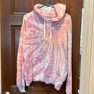 American Eagle tie-dyed hoodie, size medium like new